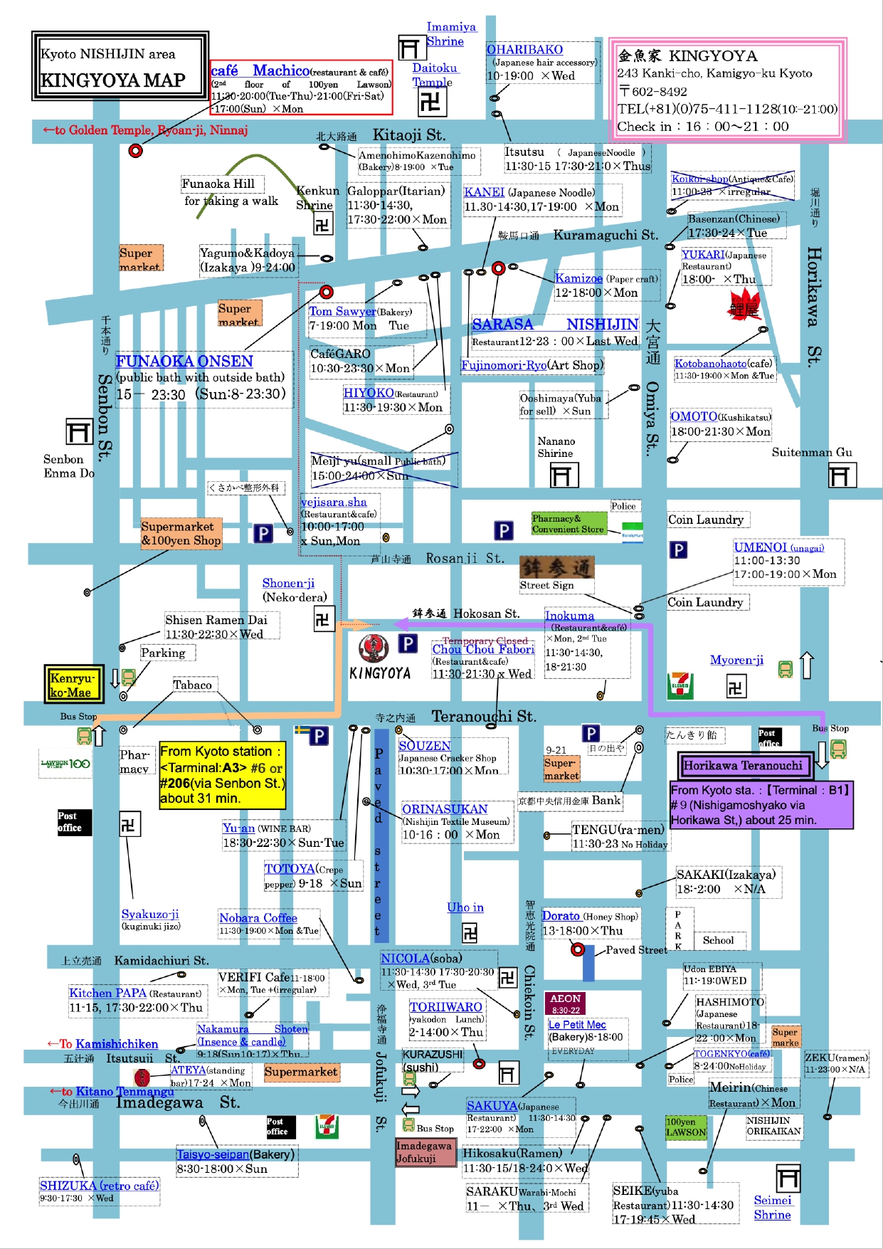 KINGYOYA MAP